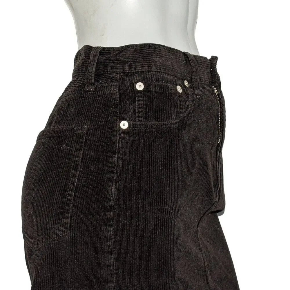Rag & Bone NY Brown Corduroy Skirt Women's Size 24